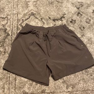 MPG shorts. 92% polyester, 8% spandex. without tag but never worn.